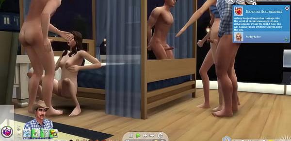  The Sims 4 Family Orgy